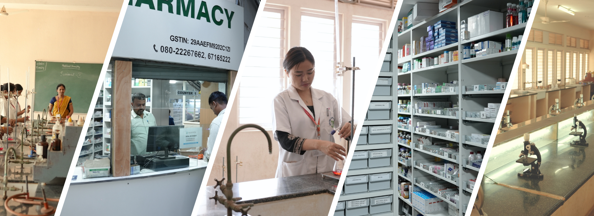 Best B Pharm colleges in Bangalore offering PCI approved pharmacy programs and hospital training at Mallige College of Pharmacy