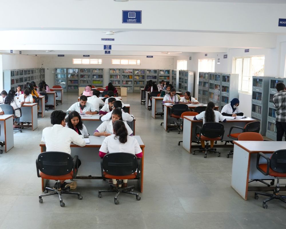Automated pharmacy library with OPAC software at Mallige College of Pharmacy